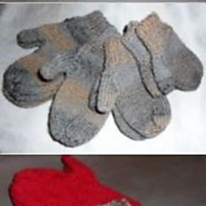 Mio Mitten Tree - knitting pattern
