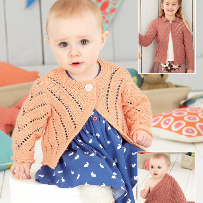 Cardigans in Sirdar Snuggly DK - 4492 - Downloadable PDF