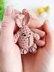 Easter bunny, amigurumi mini rabbit