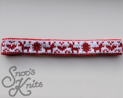 Free Christmas Nordic Hairband Knitting Pattern Snoo's Knits