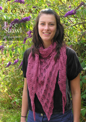 Lace Shawl in Rowan Fine Lace