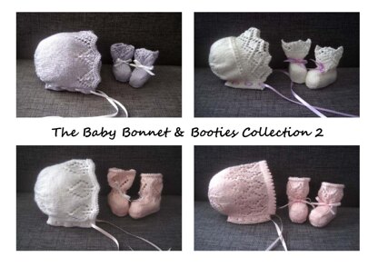 The Baby Bonnet & Booties Collection 2 E-Book (4-ply)