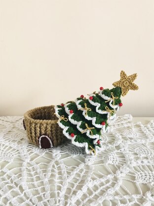 Christmas tree house candy box