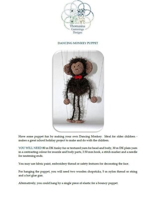 Monkey Puppet Marionette