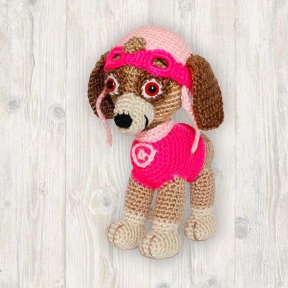 Skye Pup Paw Patrol Crochet Pattern