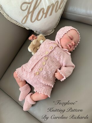 Foxglove - Cardigan and Romper set