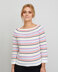 Carola Sweater - Knitting Pattern For Women in MillaMia Naturally Soft Cotton