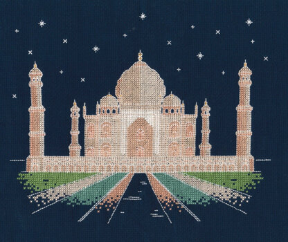 DMC Agra by Night 14 Count Cross Stitch Kit - 24.5cm x 1cm x 17cm