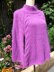 Raglan Poncho with Collar and Armhole Slits