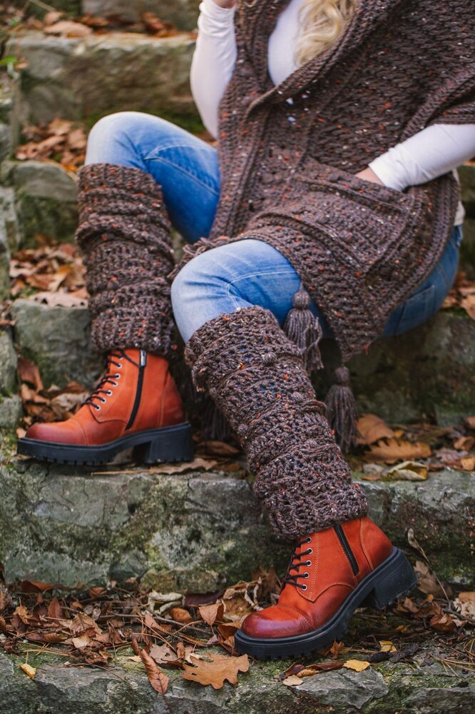 Mila Coco Leg Warmers Crochet pattern by Frankie Kate LoveCrafts