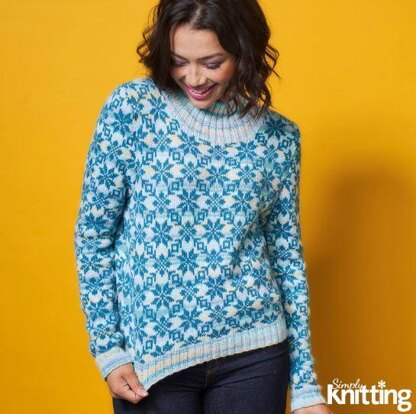 Snowflakes fair Isle Jumper