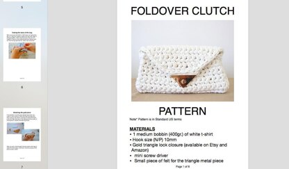 Fold over Clutch