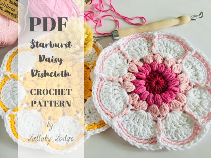 Starburst Daisy Dishcloth