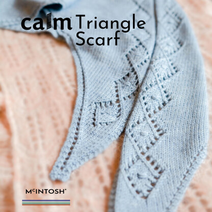 Triangle Scarf in McIntosh Calm - TS01 - Downloadable PDF