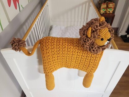 3in1 Safari Lion Baby Blanket