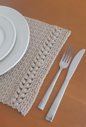 Springridge Crochet Placemat & Coaster Set