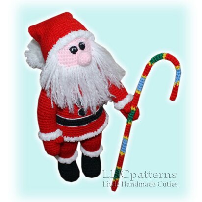 Santa Claus Crochet Pattern, Father Christmas Crochet Pattern, Doll Crochet Pattern, Amigurimi Santa Claus