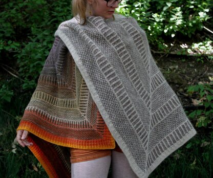 Alternating Rhythm Shawl