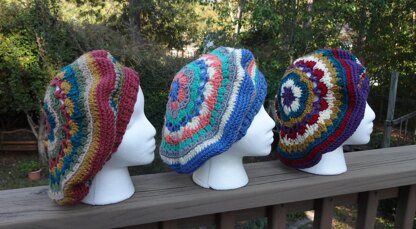 Mandala Style Slouchy Beret