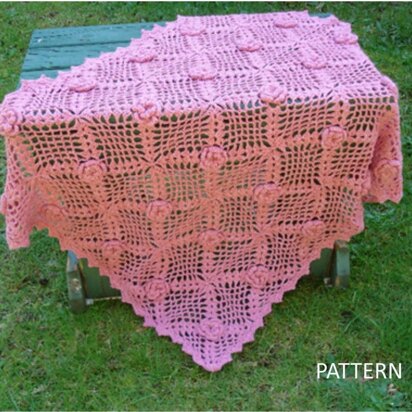 Rose Trellis Baby Blanket - PB-104