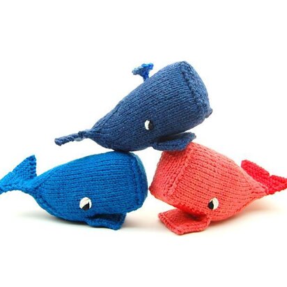 Whale Amigurumi Plush Toy - knitting pattern