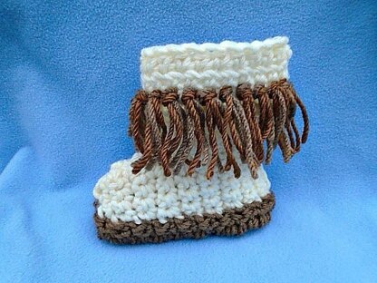 907 - Fringed Baby Boots