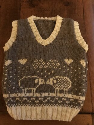Sheep tank top for grandson