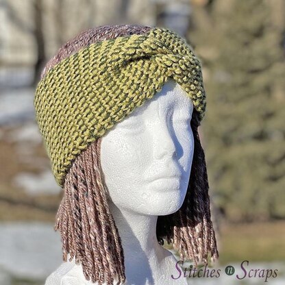 Tunisian Twist Ear Warmer