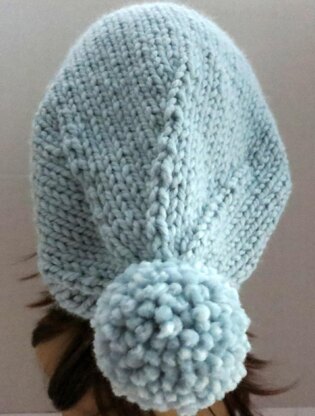 Slouch Hat with a Pompom