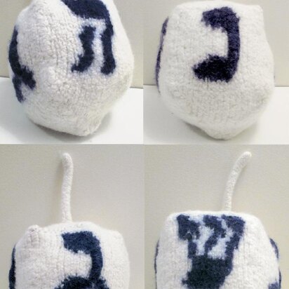 Felted Chanukah Dreidel