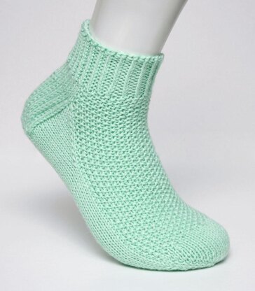 Green Apple Socks - Toe Up (DK)