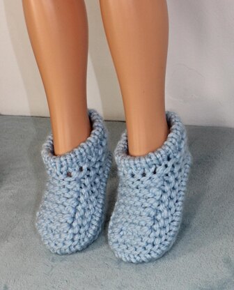 Childrens Simple Super Chunky Slippers Circular