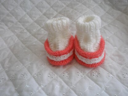 Knitting pattern for 4 types of boots 20-22" Doll, 0-3 Month Baby