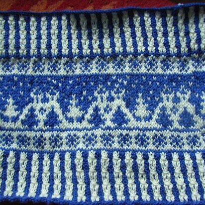 Snow landscape cowl