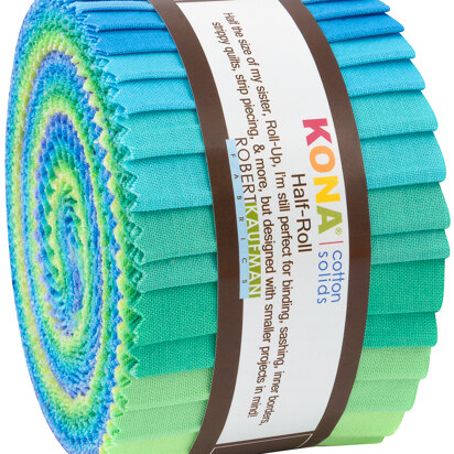 Robert Kaufman Kona Cotton Solids 2.5in Strip Roll - HR-148-24