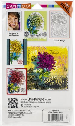 Stampendous Cling Stamps - Garden Mum