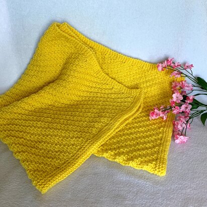 Sunny Day Crib Blanket - knitting pattern