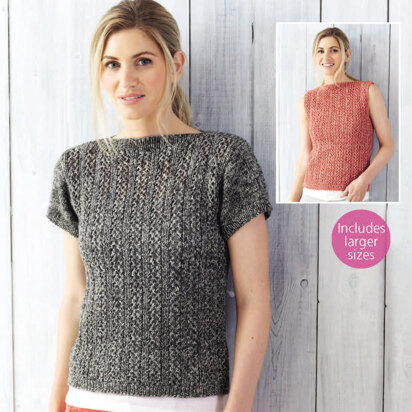 Tops in Sirdar Dapple DK - 8080 - Downloadable PDF