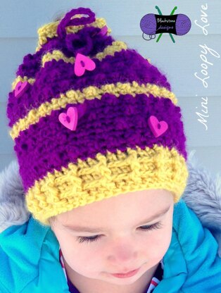 Floating Hearts Convertible Beanie