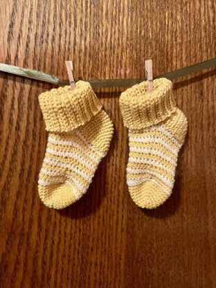 Spiral Baby Socks