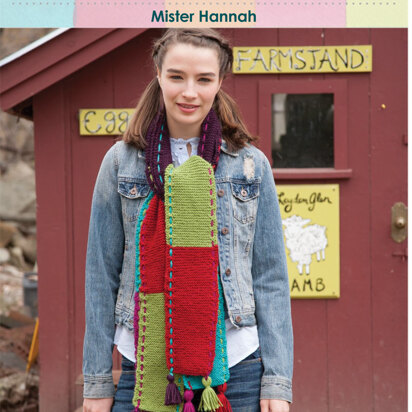 Mister Hannah Scarf in Classic Elite Yarns Color By Kristin - Downloadable PDF