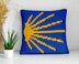Camino De Santiago Shell Spiritual Peregrino Cushion CROCHET PATTERN