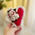 Amigurumi hearts, crochet cute hearts