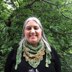 Peacock Shell Triangular Scarf