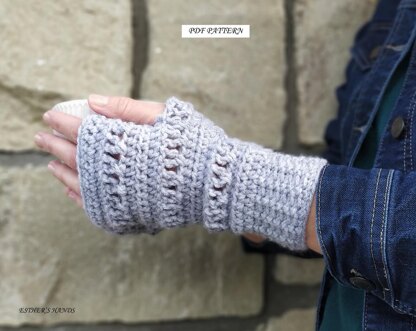 Crochet Fingerless Mittens - Audrey Fingerless Mittens