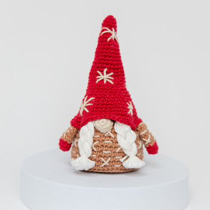 Festive Gnomes - Free Christmas Decorations Crochet Pattern in Paintbox Yarns Cotton DK