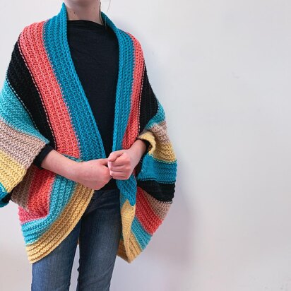 Tunisian Crochet Stashbuster Shrug