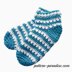 X Stitch Slipper Socks