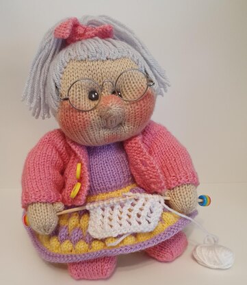 Knitting Granny Gonk Gnome