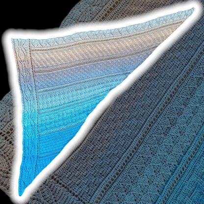 Triangular Scarf "Pantariste"